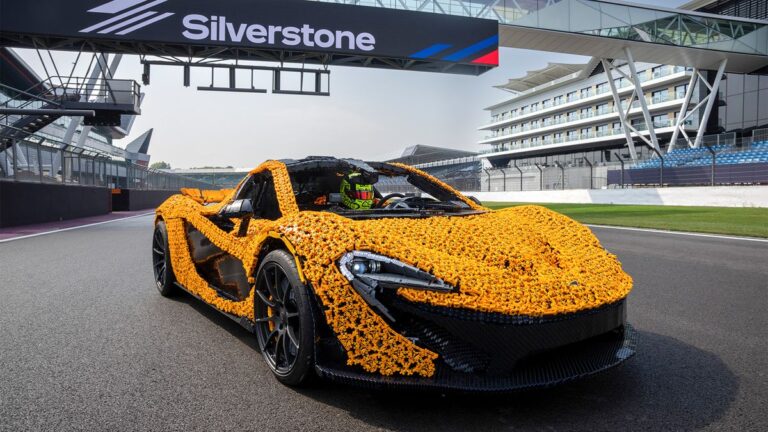 Lego Constructs Life-Size Drivable McLaren P1 with 343000 Technic Pieces Reaching 40mph